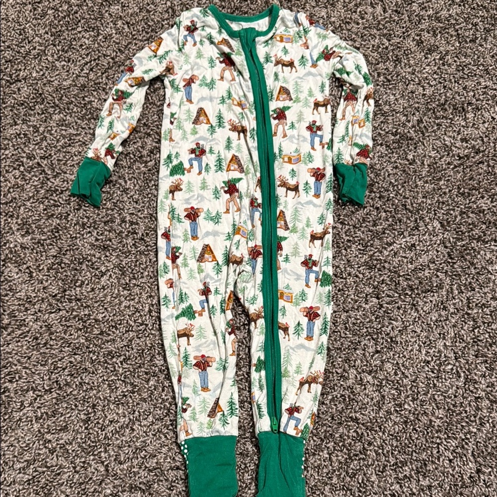 Free Birdees Forest wonderland Lumberjacks convertible footie